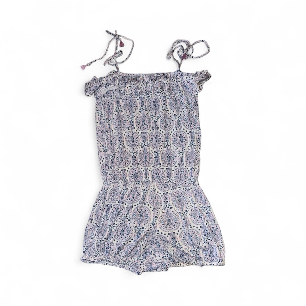 Eberjey Blue and White Kids Romper